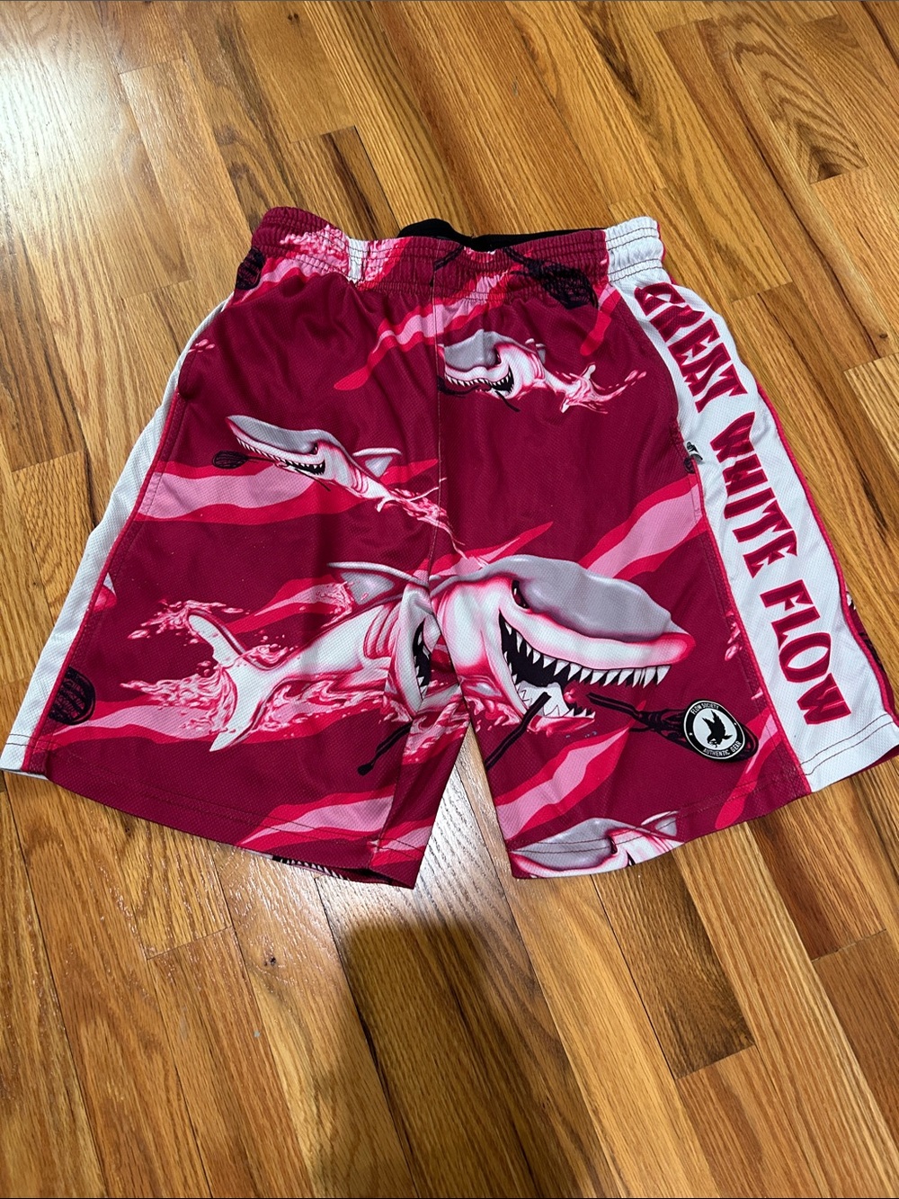 Flow Society Boys XL Shark Graphic Athletic Shorts